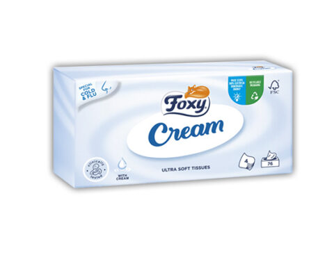 Χαρτομάντιλα Cream κουτί